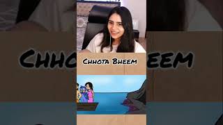 Dark Side of Chota Bheem 😱 #shorts #reaction