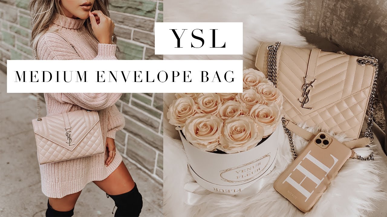 YSL Envelope Bag Review, Mod Shots 🦋