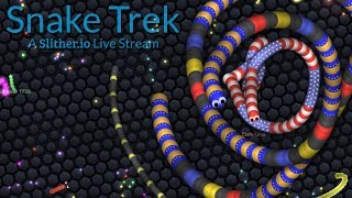 Snake Trek | Slither.io Live Stream 🐍