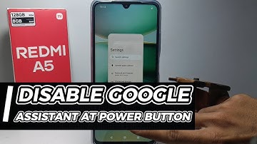How To Disable Google Assistant At Power Button On Redmi A5