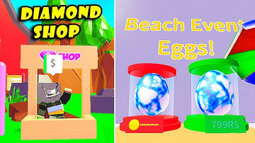 New Beach Eggs + Diamond Update & Make Strongest Radioactive Beach Pets | Blob Simulator 2 [Roblox]