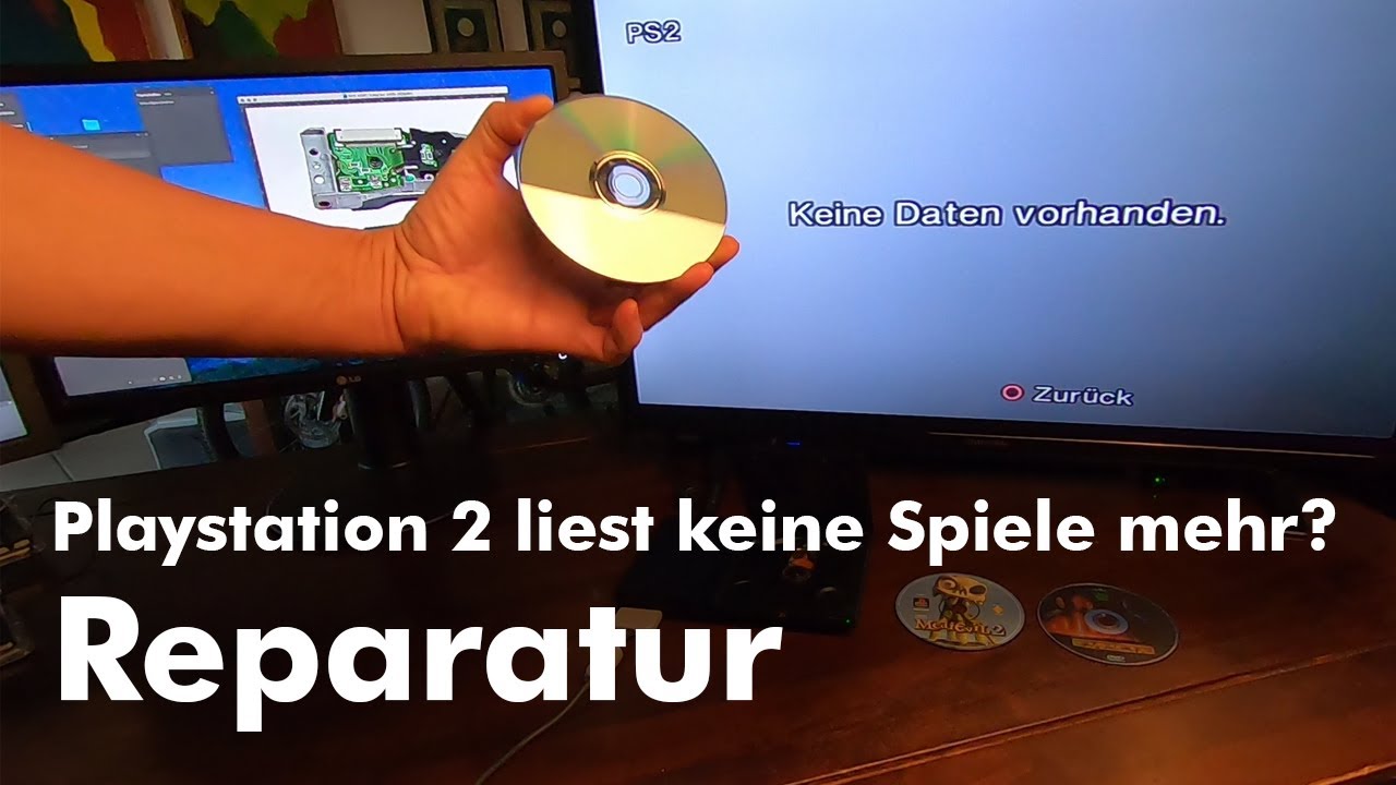 Update Playstation 2 liest keine CDs mehr - Reparatur