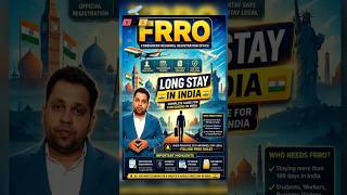 FRRO Rules for Long Stay in India 🇮🇳 | Complete Visa &amp; Registration Guide 2026 | VPS TRAVEL #frro