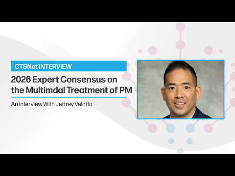 2026 Expert Consensus on the Multimodal Treatment of PM: An Interview With Jeffrey Velotta