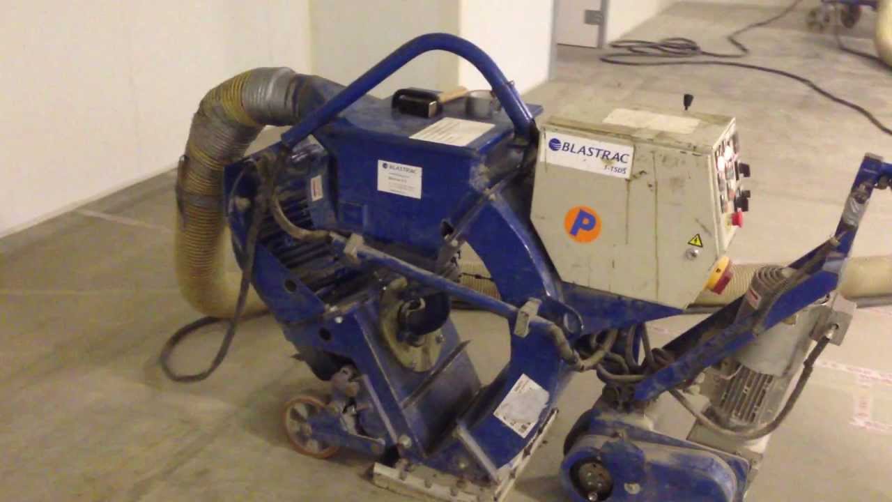 Vacuum Shot Blasting Floor Preparation YouTube