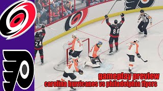 Carolina Hurricanes vs Philadelphia Flyers | Gameplay Preview | Fanmade NHL Simulation