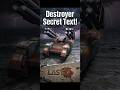 Destroyer Secret Text!