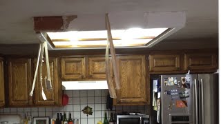 Famous How To Remove Fluorescent Ceiling Light Box Profile