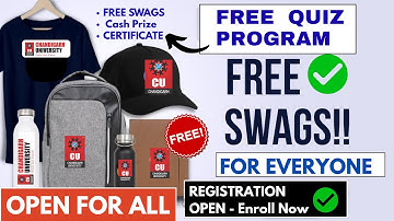 🔴Free Online Quiz 2025 | Get Free swags  | AIQrew 2025 | Certificate is for all 🔥