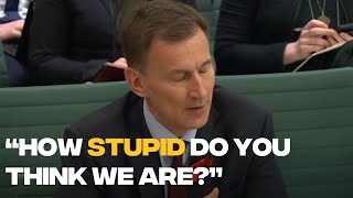 Just Jeremy Hunt getting rinsed by MPs in a select committee