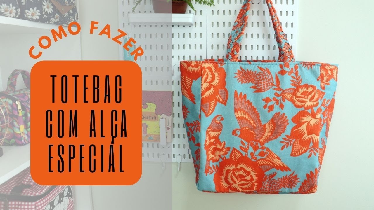 Totebag grande com alça ESPECIAL trançada