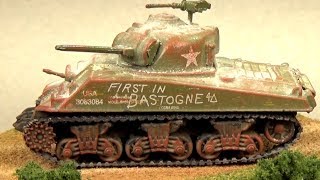 Simple and Easy Weathering Techniques on a 1:64 Sherman Tank