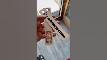 UV Printing on a Wooden Bookmark! 😍 #eufyMake #eufyMakeE1 #shorts #3dprinting #diy