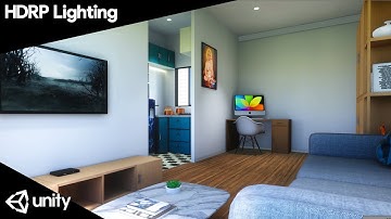 Unity 3d HDRP interior walk-through