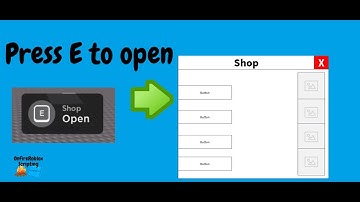 How to make a hold e to open shop thingy in Roblox Studio!!