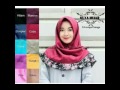 Jilbab Segi Empat Rempel Polos