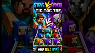 Minecraft Sheep Tic Tac Toe Battle! #minecraft #shorts #viral