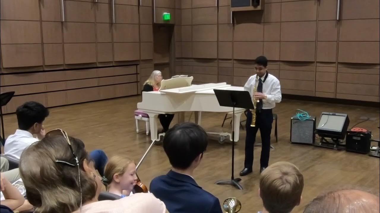 Sonata for Tenor Saxophone by Garland Anderson performed on a soprano