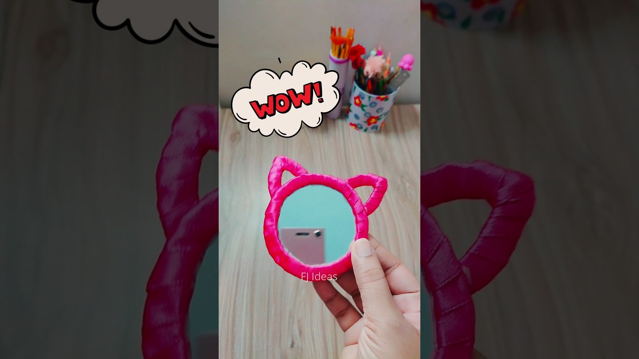How I Upcycled Small Mirror 💞😻 