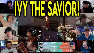Valorant Streamers Reacts To NS Ivy UNREAL 1v3 CLUTCH Against G2 In EWC 2026 screenshot 1