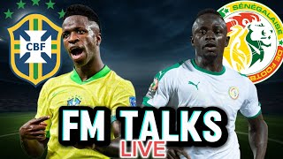 BRAZIL VS SENEGAL INTERNATONAL FRIENDLY LIVE!!