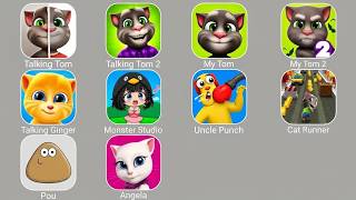 Talking tom,Talking tom2,My tom,My tom2,Talking ginger,Monster studio,Uncle punch,Cat runner, screenshot 5