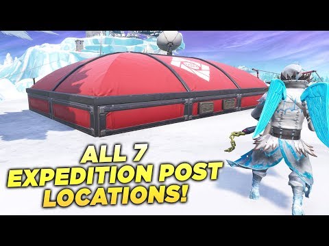 Video: Fortnite Expedition Outpost Atrašanās Vietas: Kur Apmeklēt Expedition Outposts