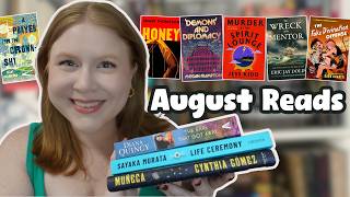 What I Read In August | August Reading Wrap-Up @bookishmelody