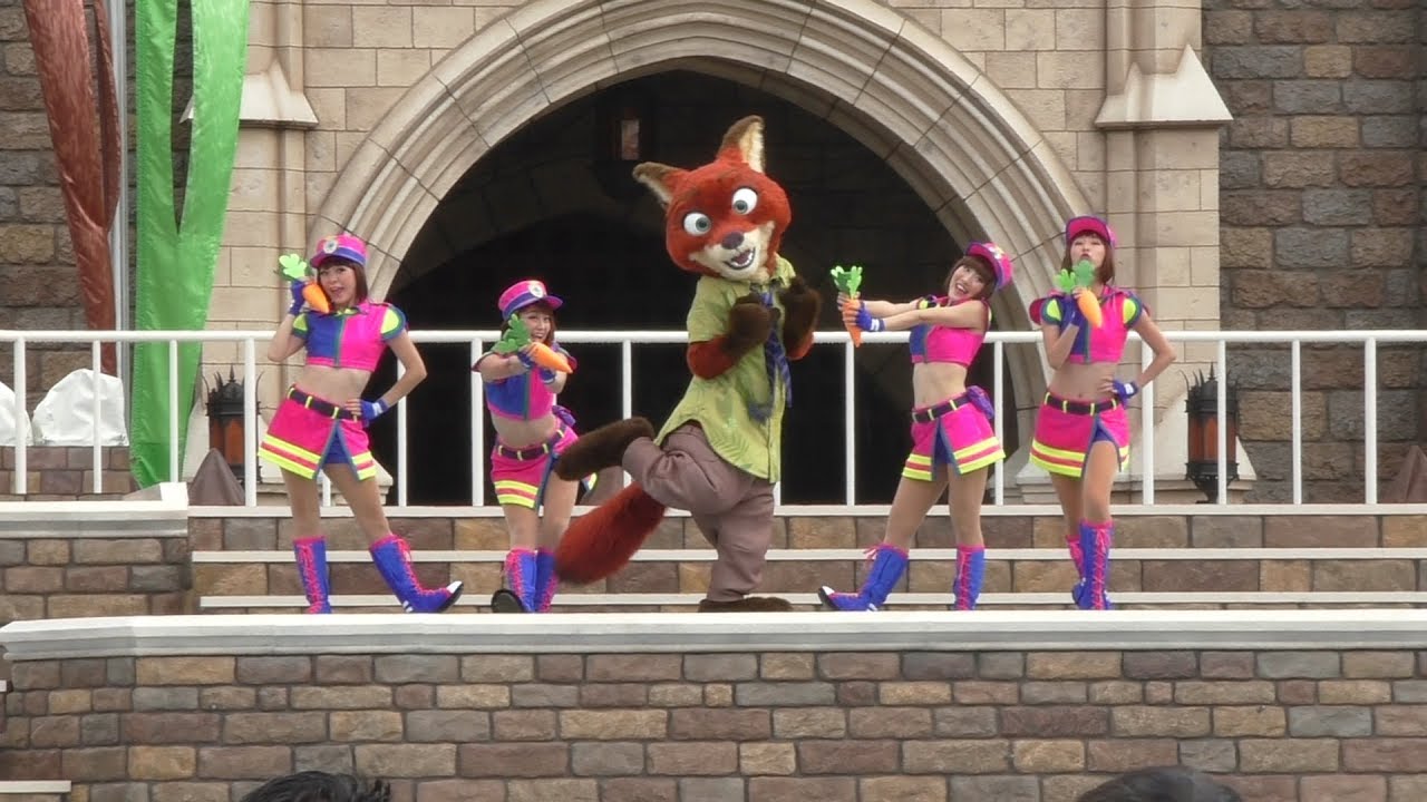 【TDL】ジュディとニックのジャンピン・スプラッシュ (2019年7月16日) - YouTube