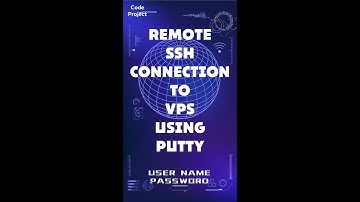 Remote SSH connection to VPS using putty | User Name + Password #shorts