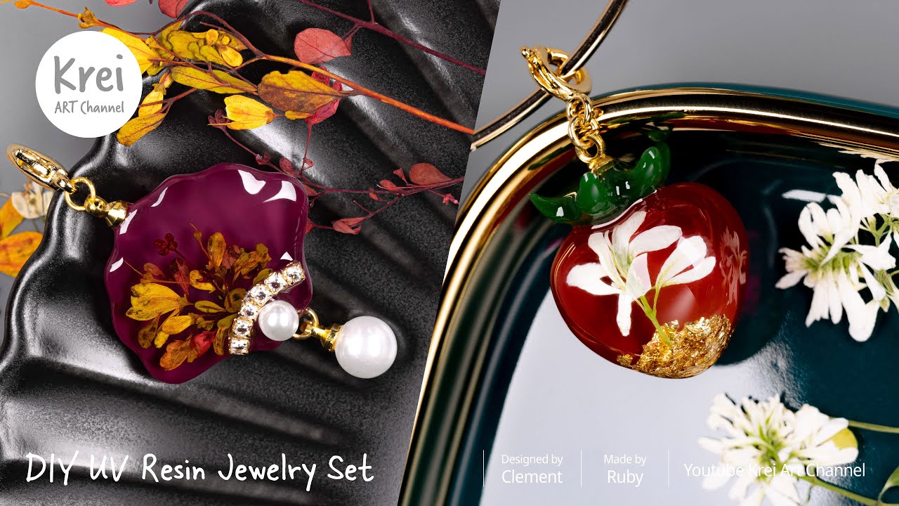 【UVレジン】DIY 高貴なホワイトアクセサリーコレクションの美〜♪ UV Resin The Beauty of Elegant White Accessories Collection!!