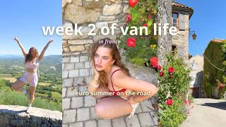 week 2 road trip in france✨🌺hiking, injuring myself &amp; night routine in the van