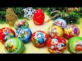 Surprise Christmas ornaments, baubles, and toy eggs