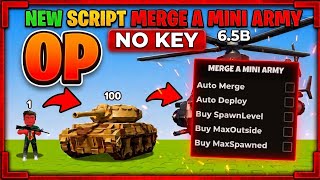 Script Merge A Mini Army OP - Auto merge Auto deploy Auto upggrade