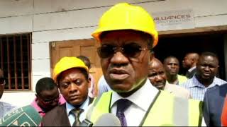 PUBLIC HEALTH MINISTER VISIT BUEA TEACHING & REFERENCE HOSPITAL UNDER CONSTRUCTION