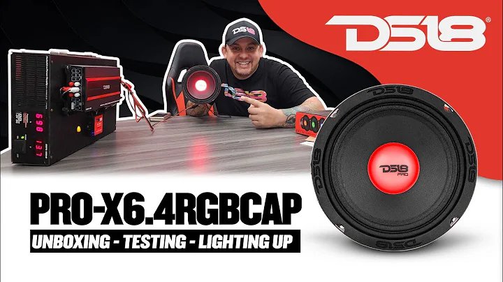 DS18 PRO-X6.4RGBCAP PRO-X 6.5" (Unboxing/Testing/LightingUp) Mid-Range Loudspeaker With RGB Lights