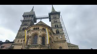 Bamberg Dom St. Peter und Georg - Uhrschlag 11.00 Uhr