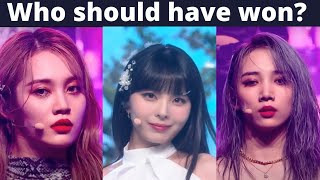 Girls Planet 999 Final Ranking by Votes (not points)