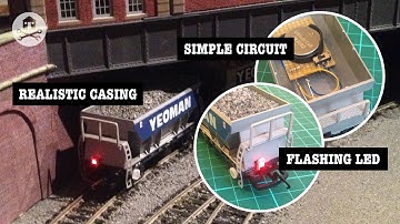 DIY realistic flashing tail light for model railway