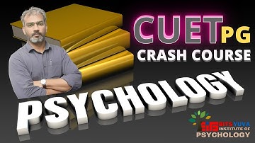 CUET PG Psychology Crash Course, New Batch by DEEPAK  K. SHARMA | BITS YUVA Institute of Psychology