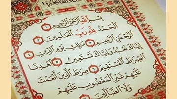ماهر المعيقلي.   سورة الفاتحة مكررة 4 مرات