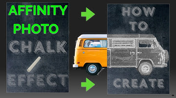Affinity Photo beginners. How to create that Chalk Effect