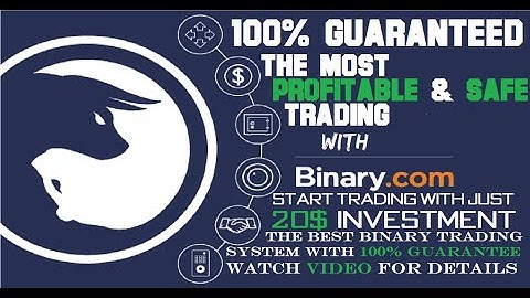 2 - Binary Trading - Best Binary Bot Strategy - Start with 20$ Capital - 100% Guaranteed Profitable-