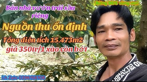 gia đình Rất khó khăng cần chuyển nhượng lại mảnh đất nhà vườn trái cây có nguồn thu ổn định 