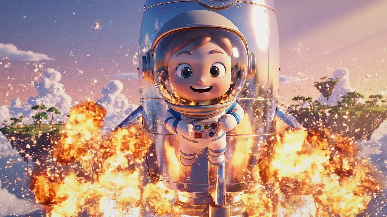 Fortnite Tiny Hero’s Rocket Ride Across the Island | Nursery Rhymes for Kids & Baby Songs