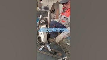 Special Small Auger Flight Forming on the Sectional Machine #auger #spiral #flight #screwconveyor