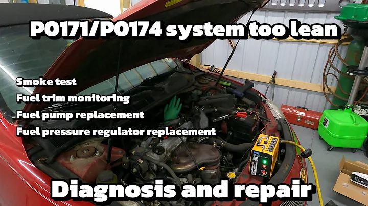 2007-2011 Toyota Camry P0171-P0174 Diagnosis and repair!! (Fuel pump replacement)