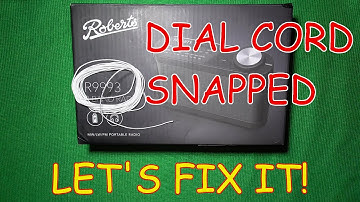 Argos returns - How to replace the Dial Cord on a Roberts radio model R9993 three band radio