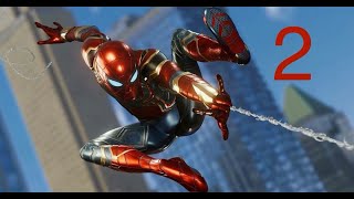 Spider-Man Remastered ИГРОФИЛЬМ часть 2 (Костюм Железного Паука) DLC Войны банд