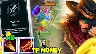GAMBLER BLADE TWISTED FATE + HIS PASSIVE MAKES HIM A MONEY GENERATING MACHINE $$$